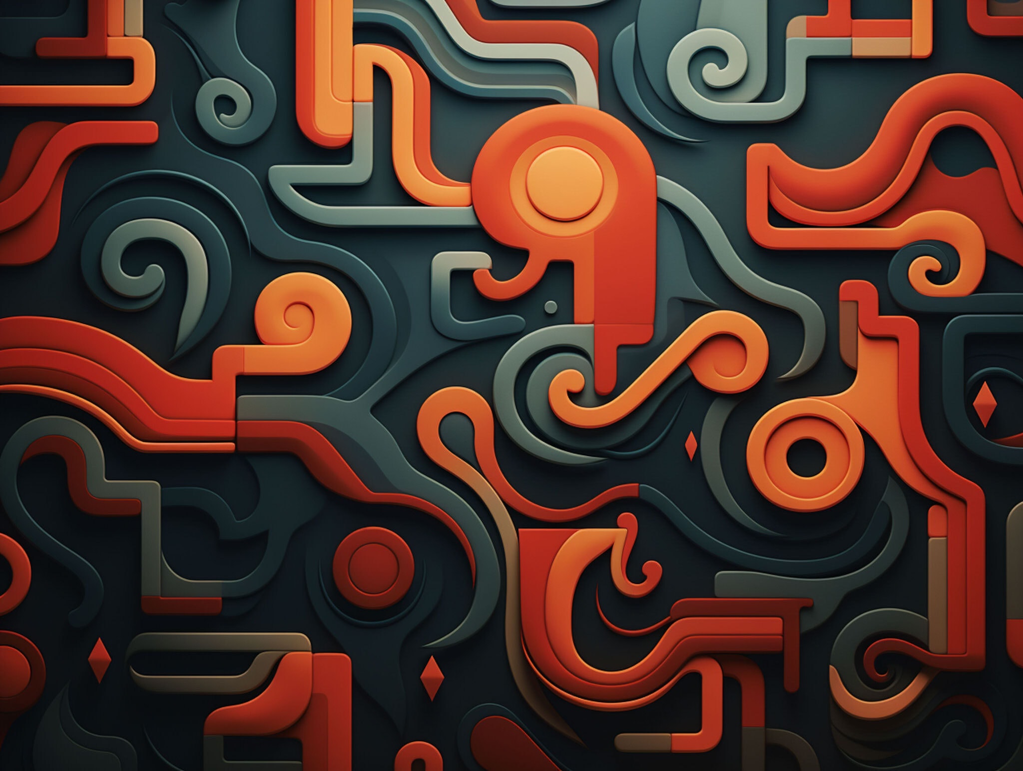 vecteezy colorful wavy background digital art illustration generated ai 29550808