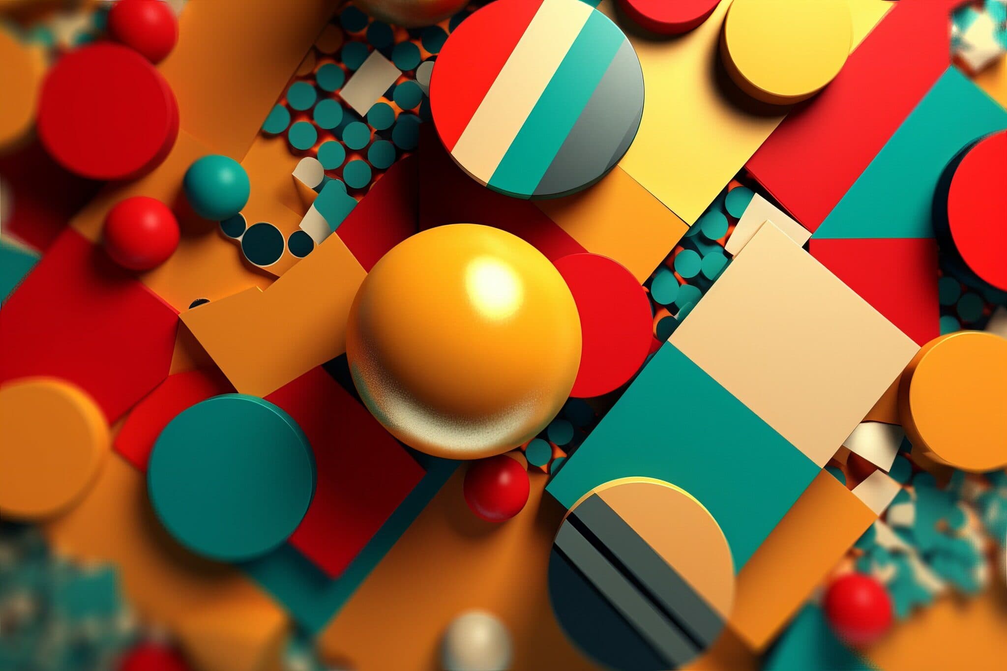 vecteezy 3d render colorful retro vintage abstract remix design 28363121