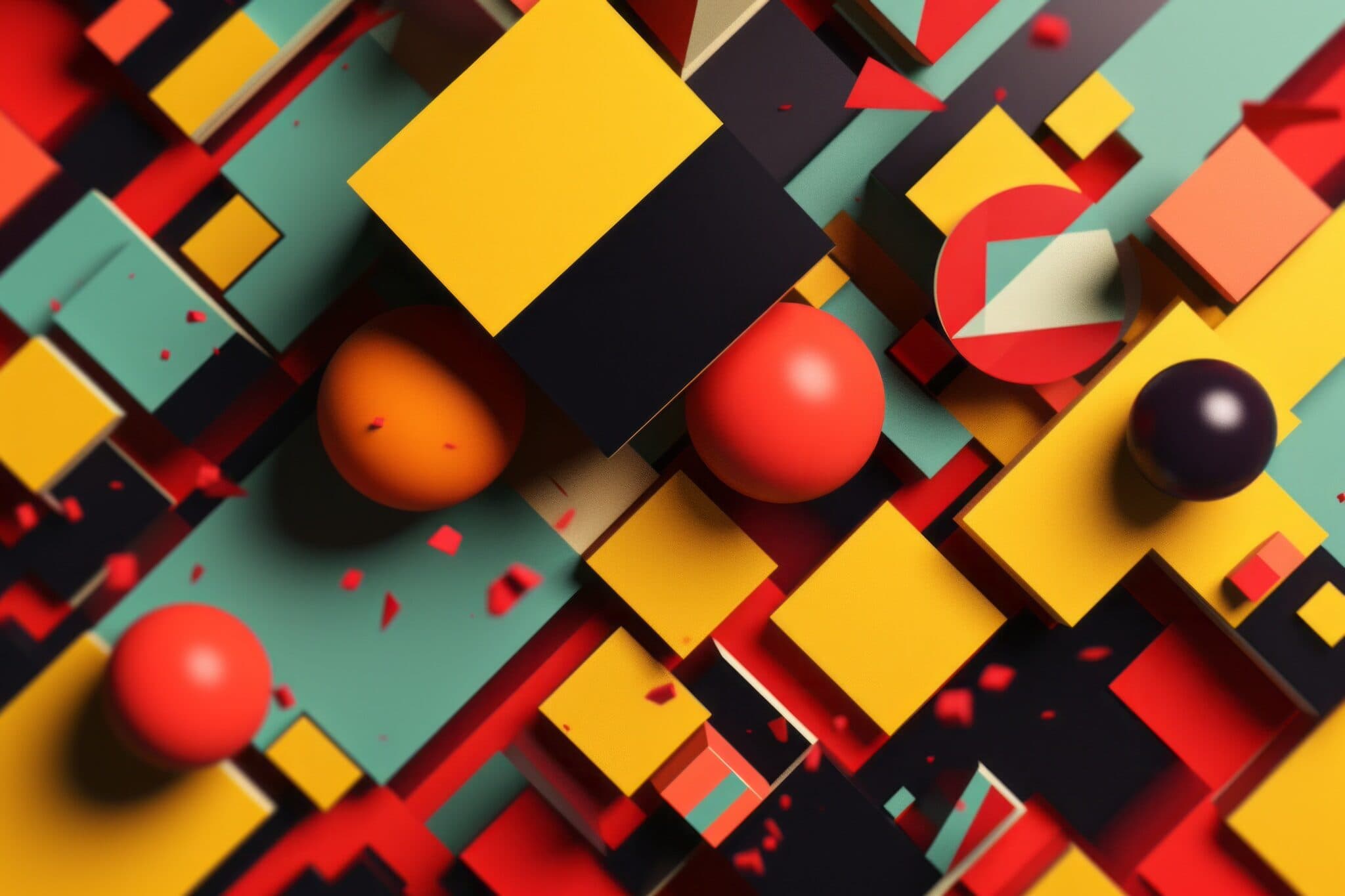 vecteezy 3d render colorful retro vintage abstract remix design 28363130