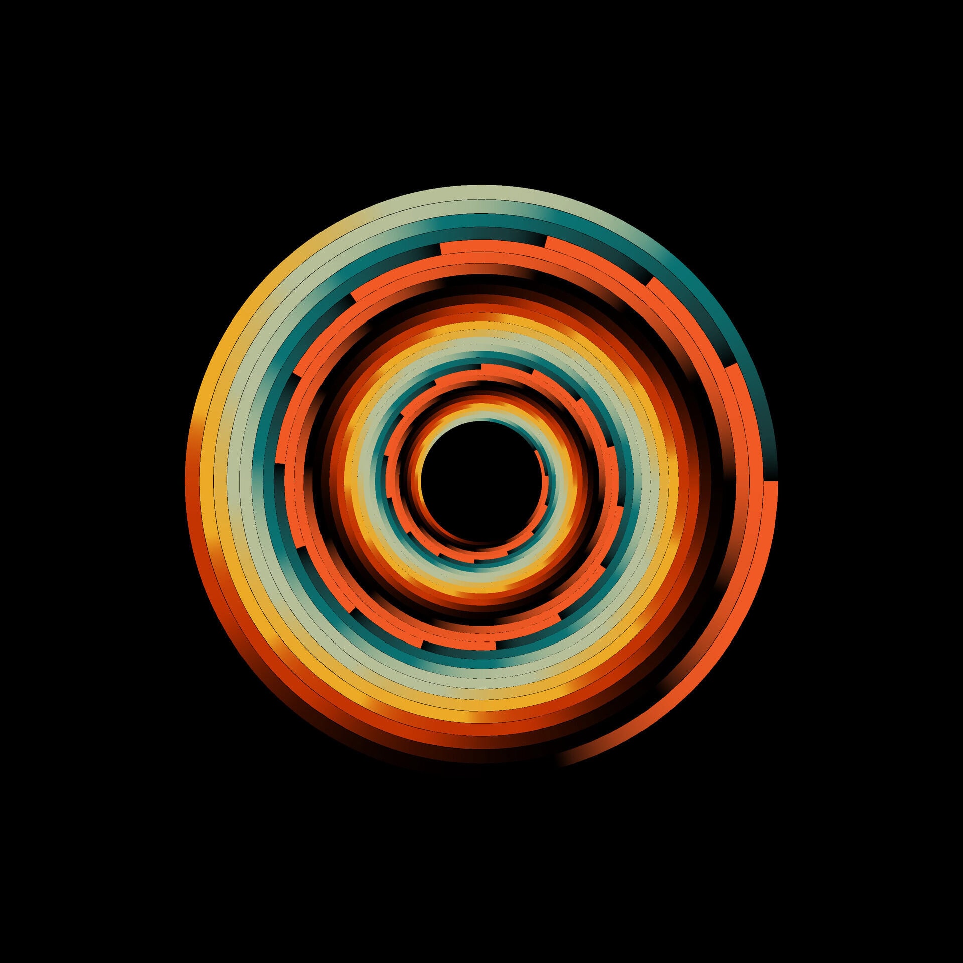 vecteezy gradient spiral vortex on black background 53664891