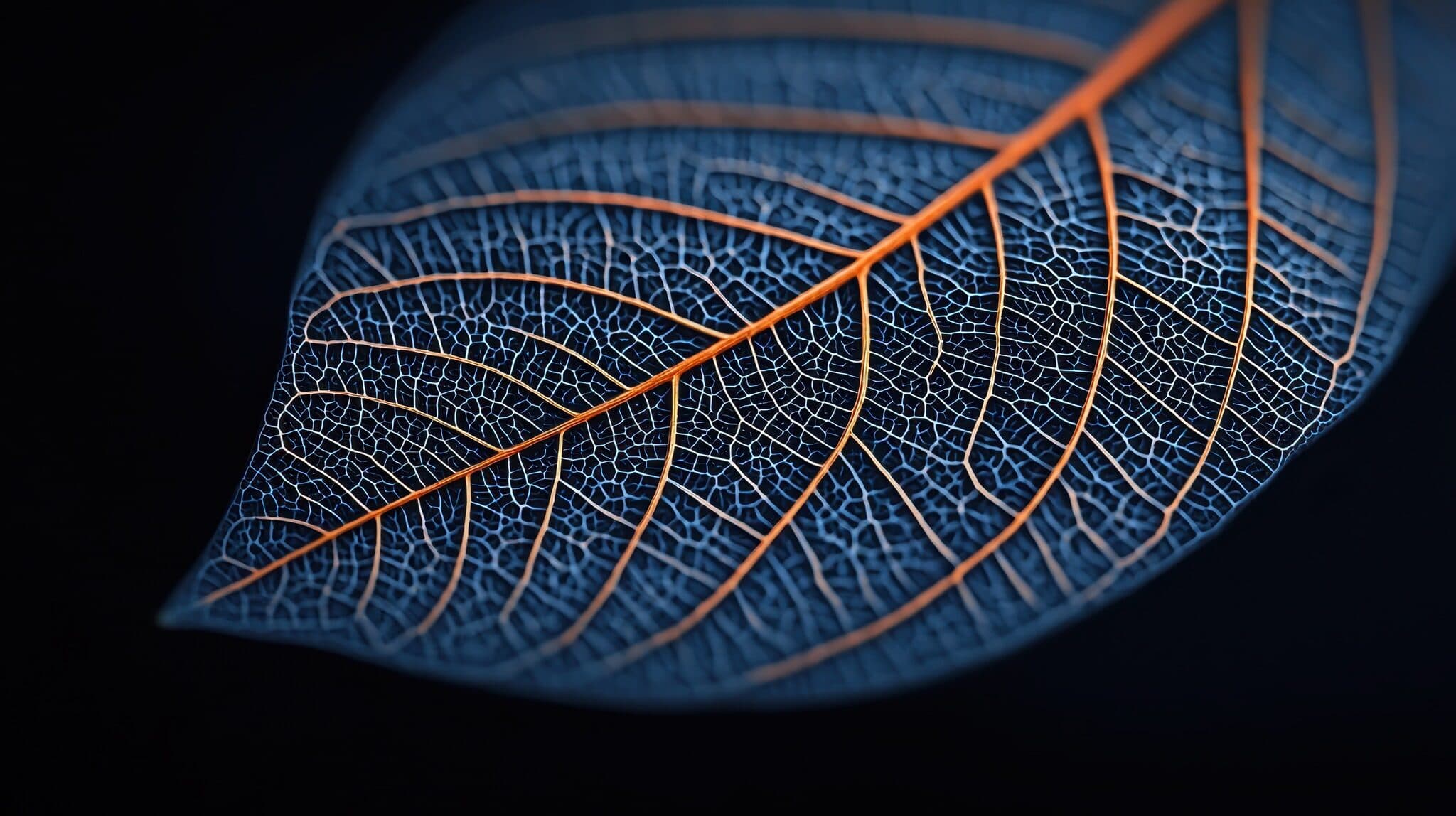 vecteezy intricate leaf vein structure close up macro photography of 55197130