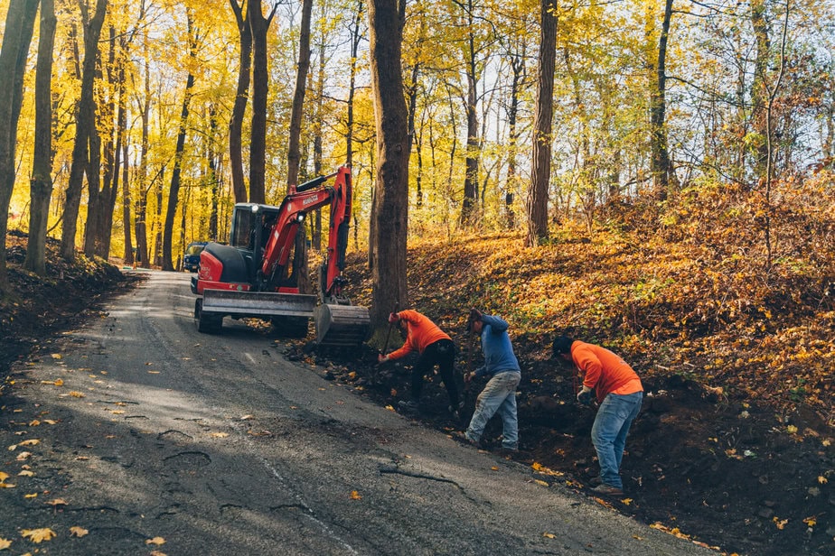 Land sloping, excavation projects
