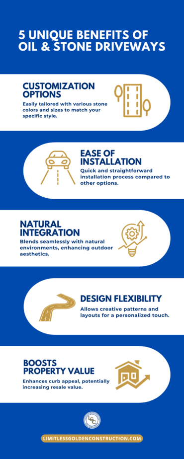 Benefits of Oil & Stone Driveways