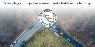 Access and state road asphalt paving