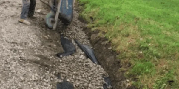 driveway and landscape drainage
