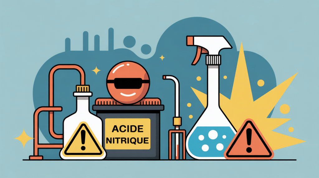 acide nitrique nettoyage pictogrammes dangers sécurité