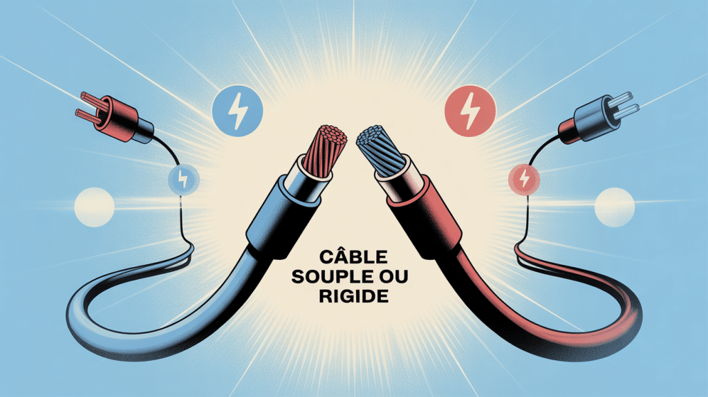 câble souple ou rigide norme illustration choix sécurité