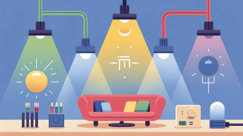 comment brancher plusieurs lampes sur une seule arrivée électrique schéma pièce moderne sécurité