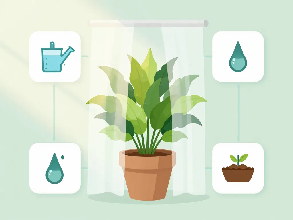 diagramme environnement idéal pour callisia fragrans en intérieur