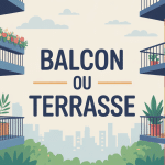 Différence entre balcon et terrasse dans l'habitat urbain