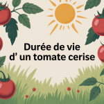 durée de vie d'un plant de tomate cerise en jardin estival