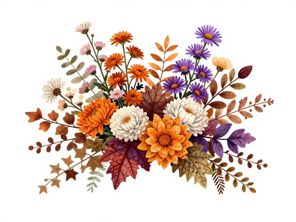 fleurs en novembre bouquets et combinaisons