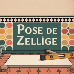 processus pose zellige artisanal