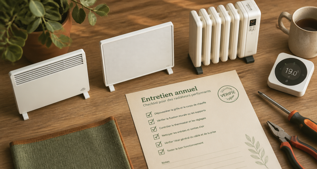 chauffage individuel electrique radiateurs et checklist
