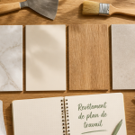revêtement de plan de travail cuisine échantillons matériaux