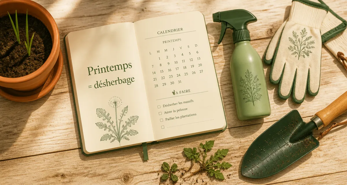 Quand traiter la pelouse contre les mauvaises herbes, calendrier fin juin à début automne