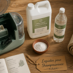 quel produit mettre dans une shampouineuse détergent vinaigre bicarbonate