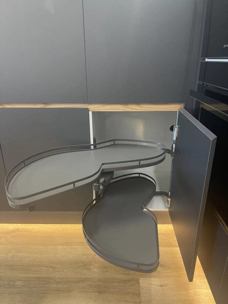 Kitchen Cabinet Materials for your Kitchen Design 20 Magic corner in kitchen cabinets