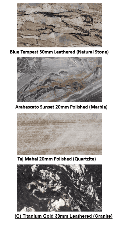 Kitchen Cabinet Materials for your Kitchen Design 19 DIfferent types of natural stone benchtops