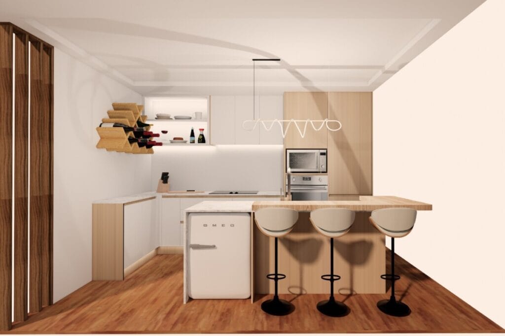 basic kitchen front angle 002