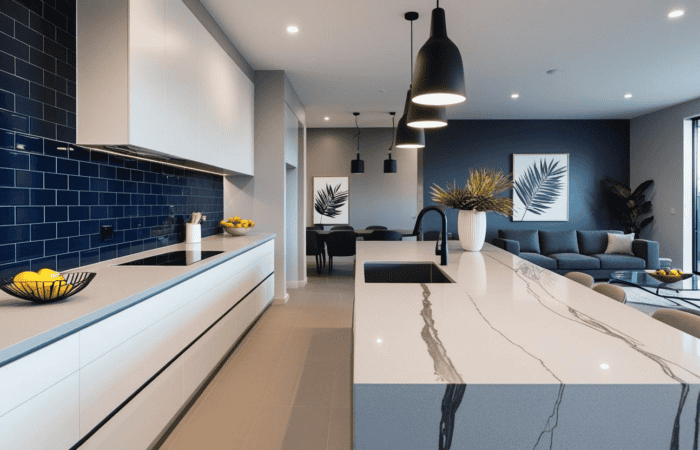 open plan kitchen design