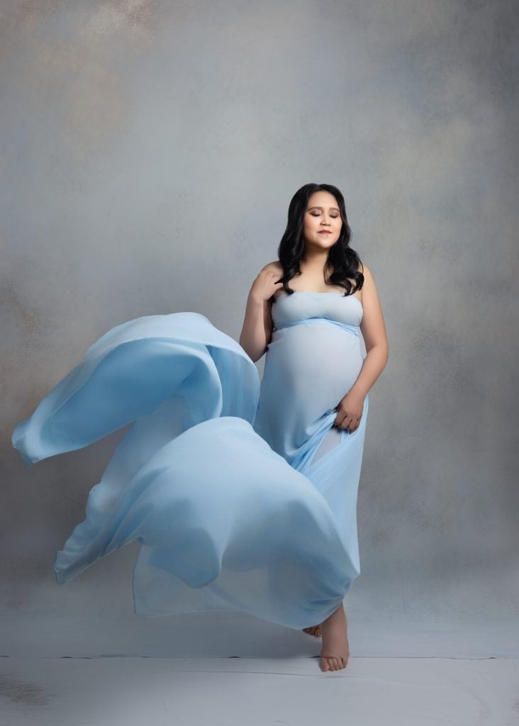 Fine art maternity photoshoot in Edmonton tudio