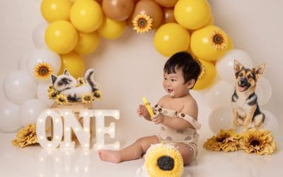 5 Tips to Choose a Cake Smash Photographer for baby’s first birthday
