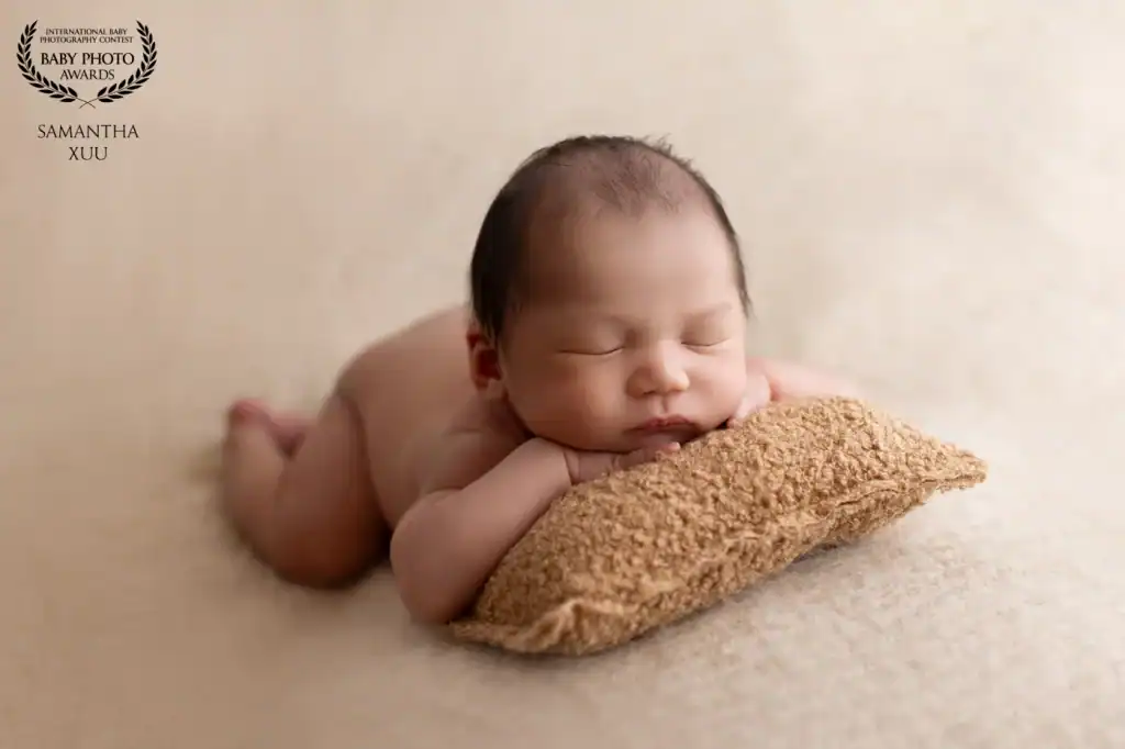 Awarded newborn photo from Edmonton photography studio- Little One Photography