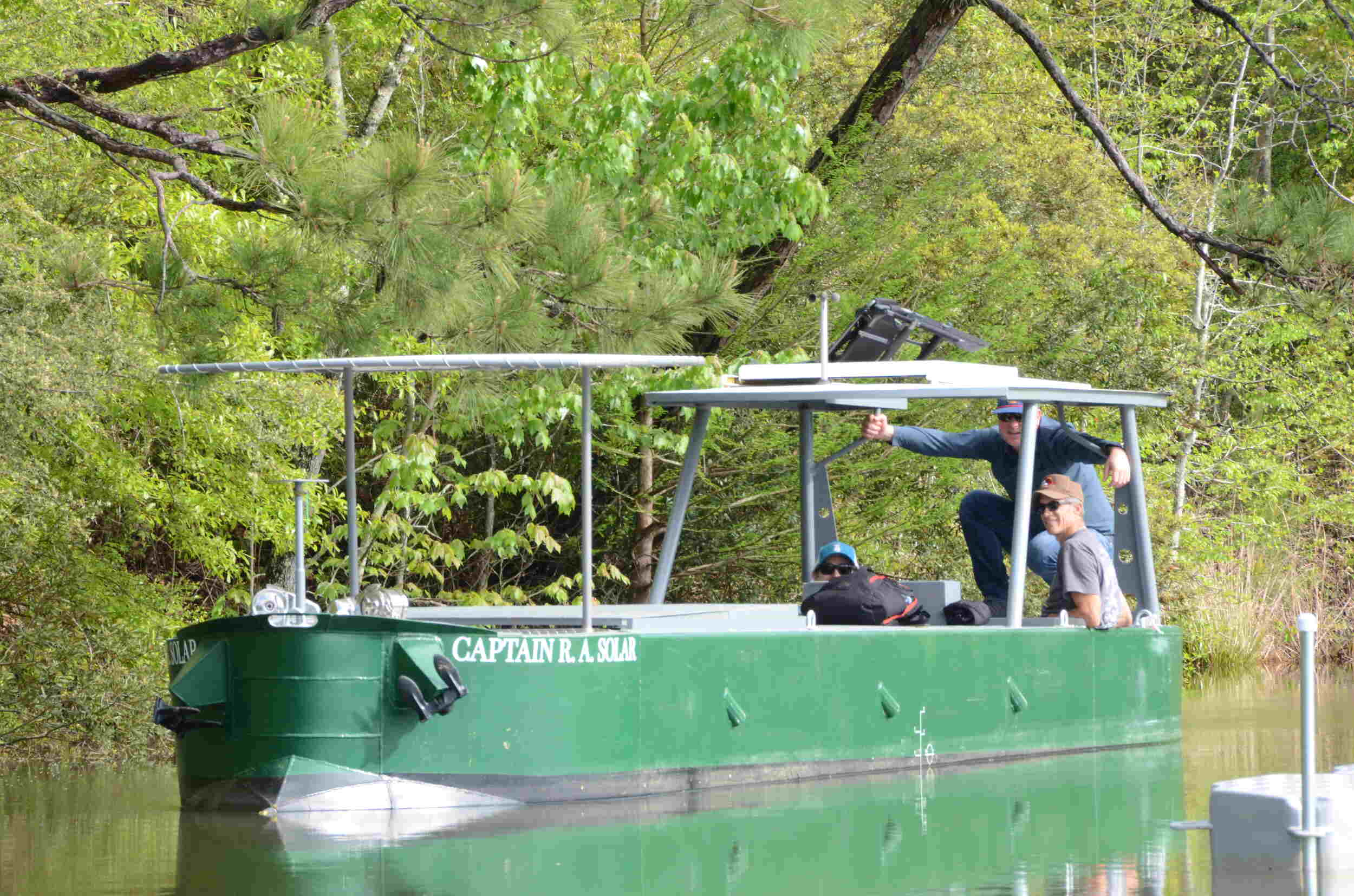 On the water