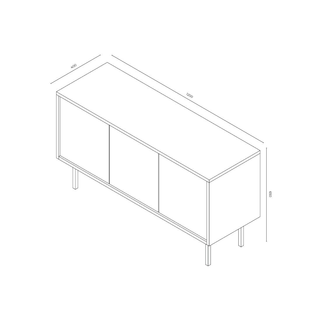 Consola Arthur - Melamina - Imagen 5