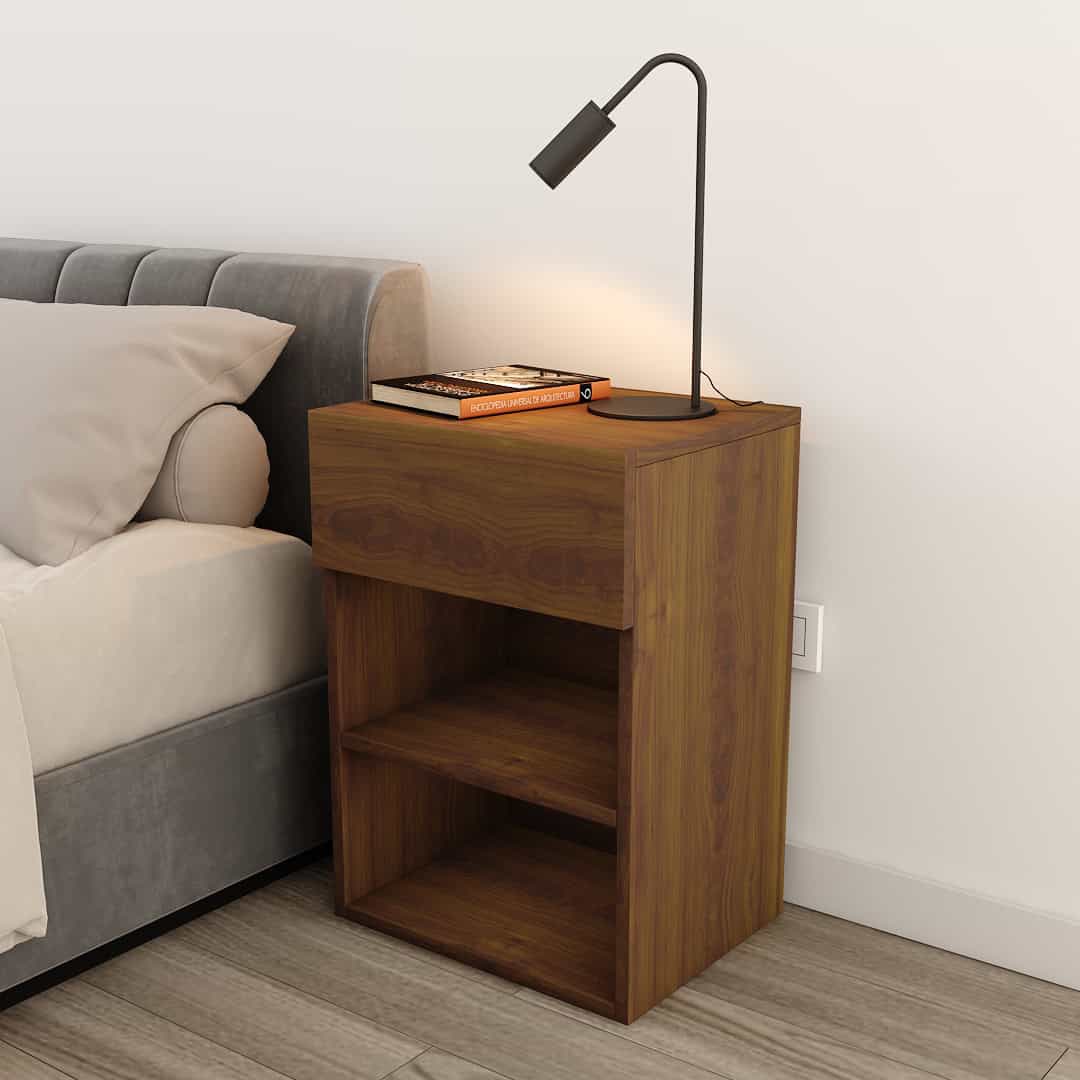 Mueble de noche de madera natural, diseño rústico y funcional para dormitorios, fabricado a medida por Los Palos - Taller de Muebles. Mueble de noche de madera natural, diseño rústico y funcional para dormitorios, fabricado a medida por Los Palos - Taller de Muebles.