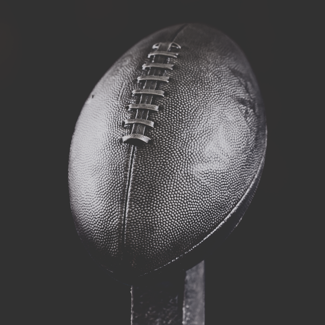 Close up image of the Lou Groza Award trophy.