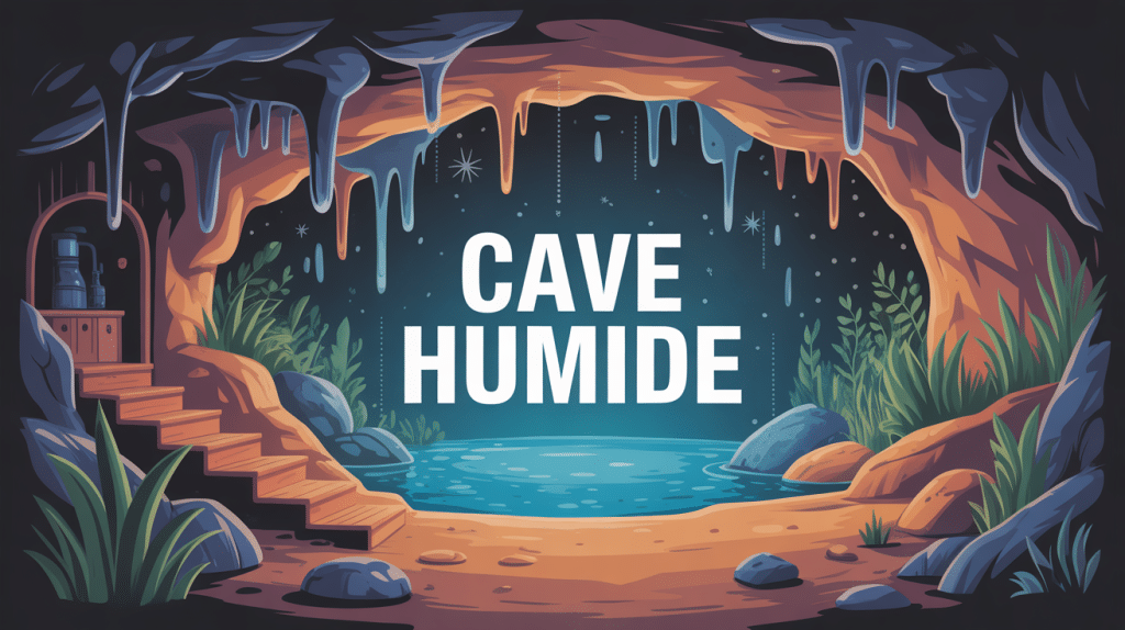 Illustration cave humide comment faire sous-sol sain