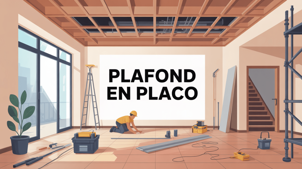 comment faire un plafond en placo dans une pièce lumineuse