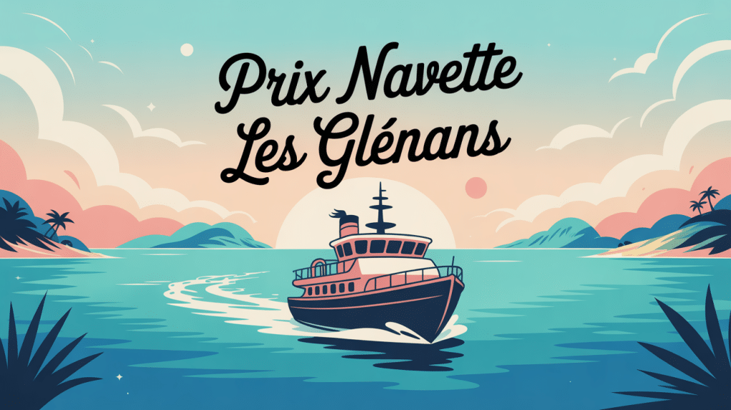 les glénans navette prix bateau estival