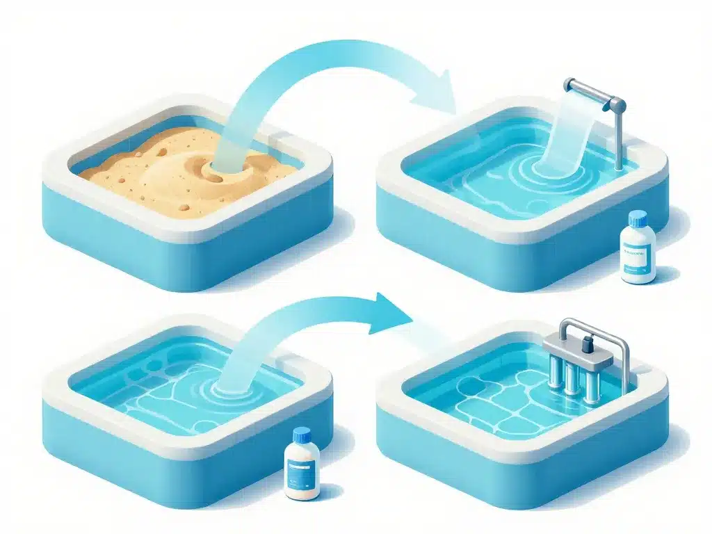 a quoi sert le floculant piscine et filtration adaptée