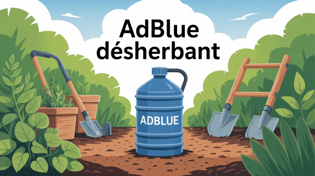 illustration adblue desherbant alternatives jardin