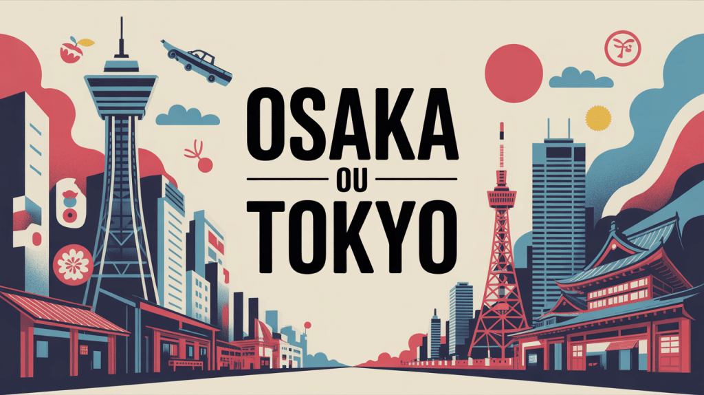 Image Osaka ou Tokyo choix métropole Japon