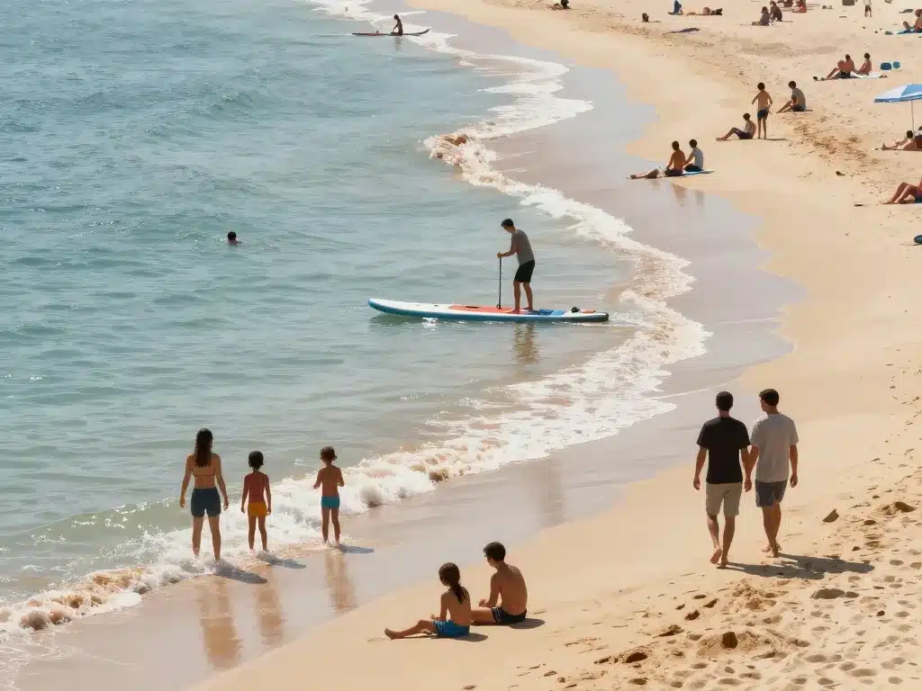 famille et activités plage de tenutella