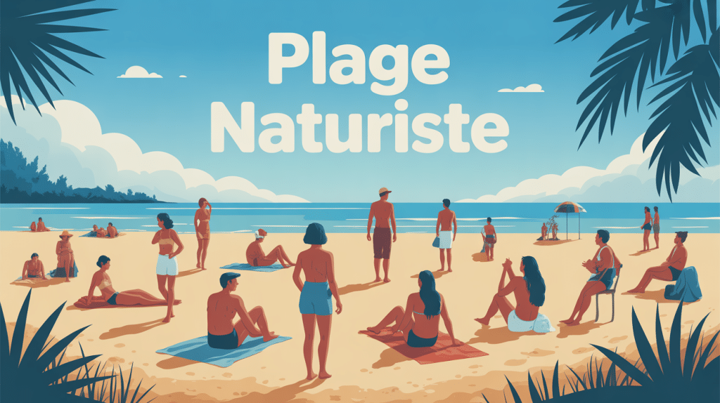 illustration plage naturiste reco max guide