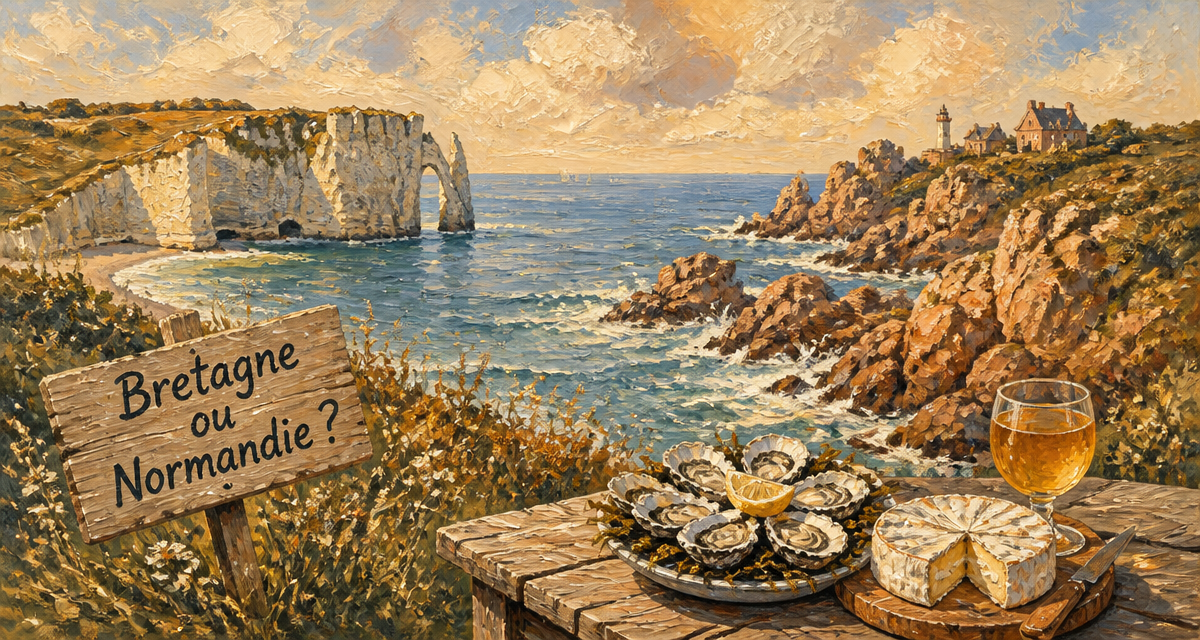 bretagne ou normandie côte et saveurs