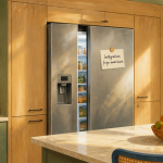 comment intégrer un frigo américain dans une cuisine encastrée