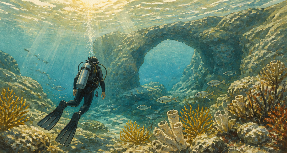 malte plongée plongeur sous l'eau blue hole