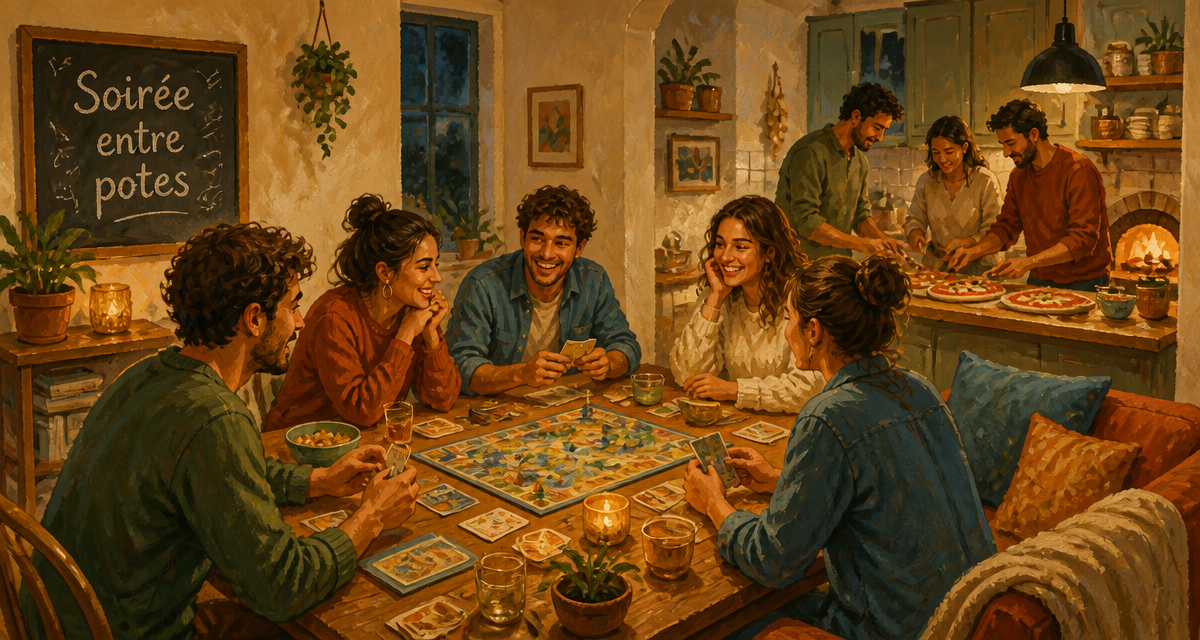 truc à faire entre pote à la maison soirée jeux