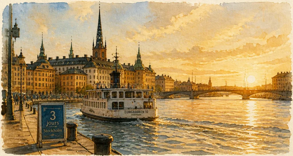 Stockholm 3 jours : ferry à Slussen et Gamla Stan
