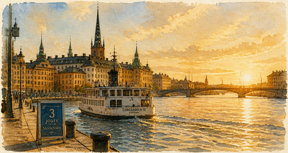 Stockholm 3 jours : ferry à Slussen et Gamla Stan