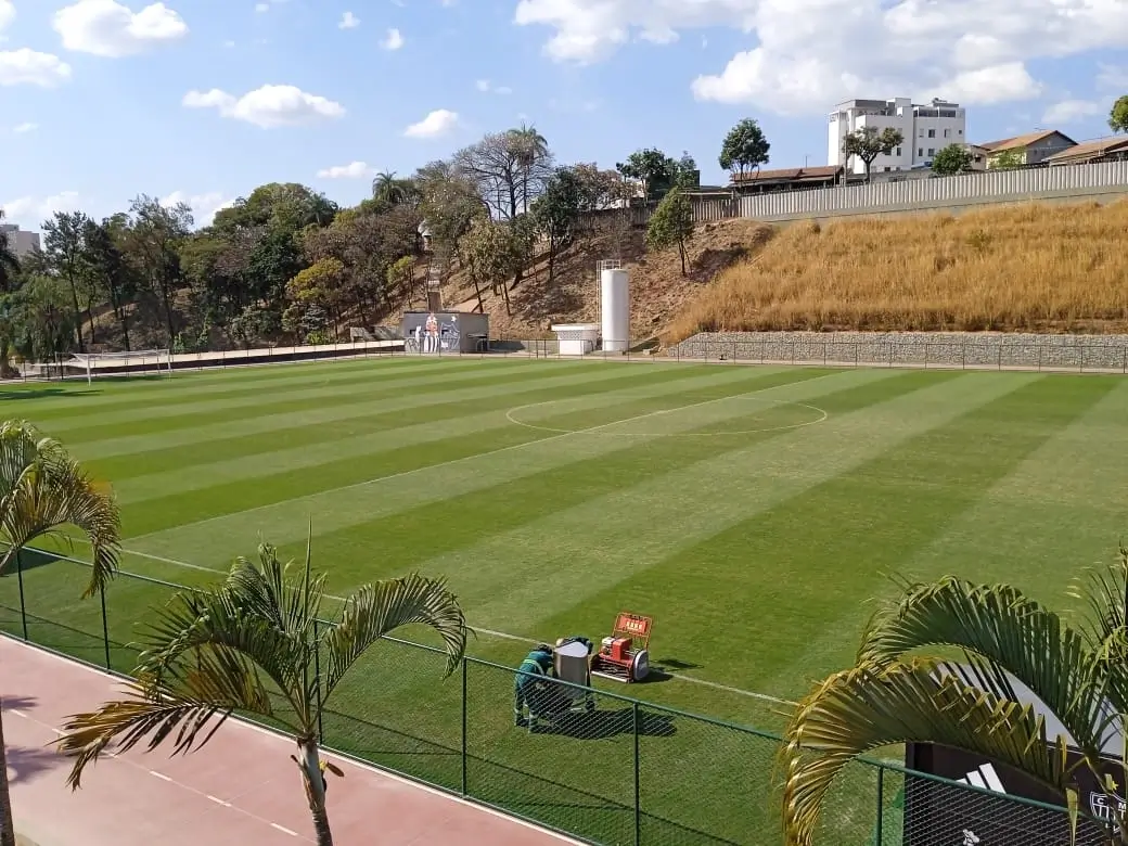 Gramado da Vila Olímpica do Atlético Mineiro — Belo Horizonte/MG
