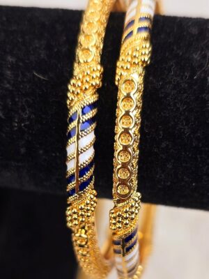Intricate Beaded Meenakari Style Kada (B-077)