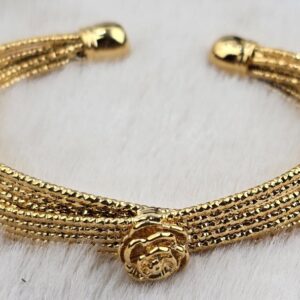 Rose Charm Multi-Strand Cuff Bracelet (Br-011)