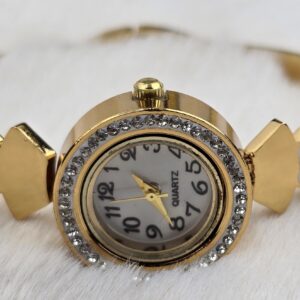 Watch Design Crystal-Encrusted Bracelet (Br-015)